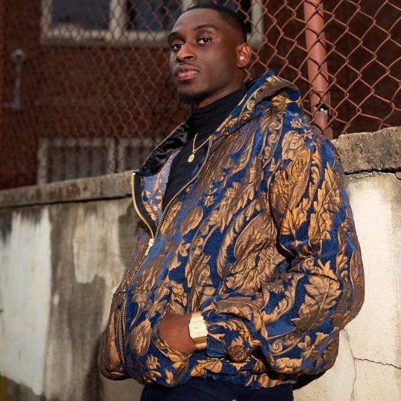 royal satin-lined hoodie - Picture 6 of 8